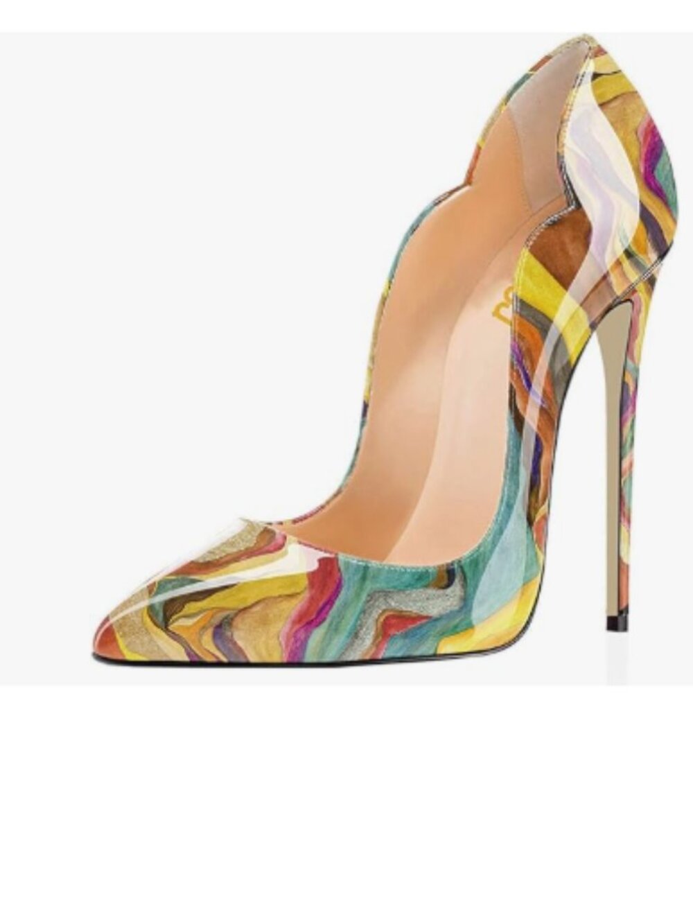 FSJ Quicksand Pointed Toe High Heels Sexy Stiletto Pumps Office Lady Casual Shoe